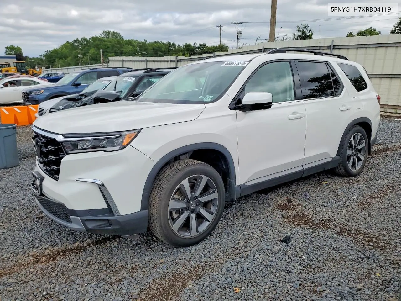 2024 Honda Pilot Touring VIN: 5FNYG1H7XRB041191 Lot: 58997626