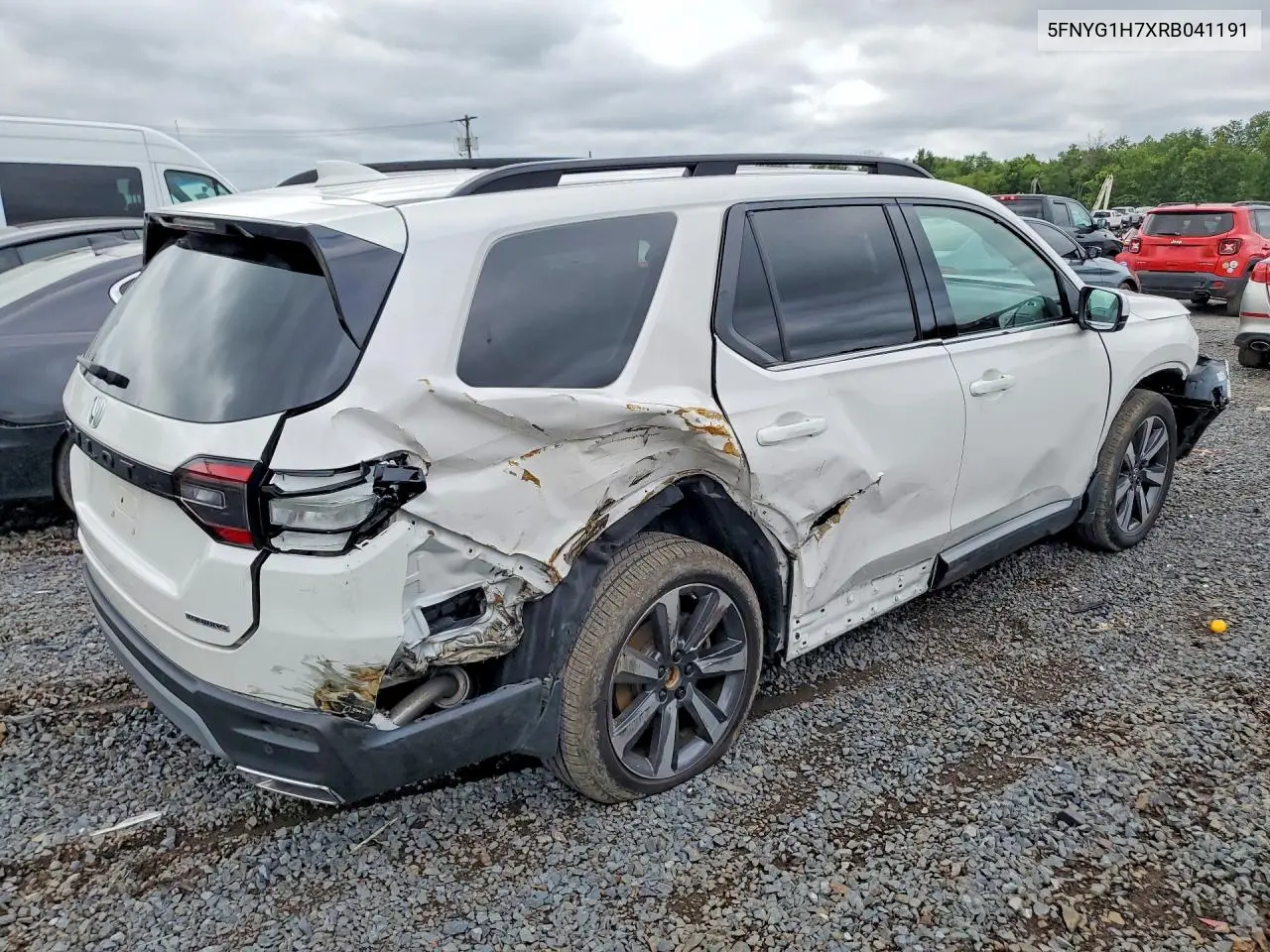 2024 Honda Pilot Touring VIN: 5FNYG1H7XRB041191 Lot: 58997626