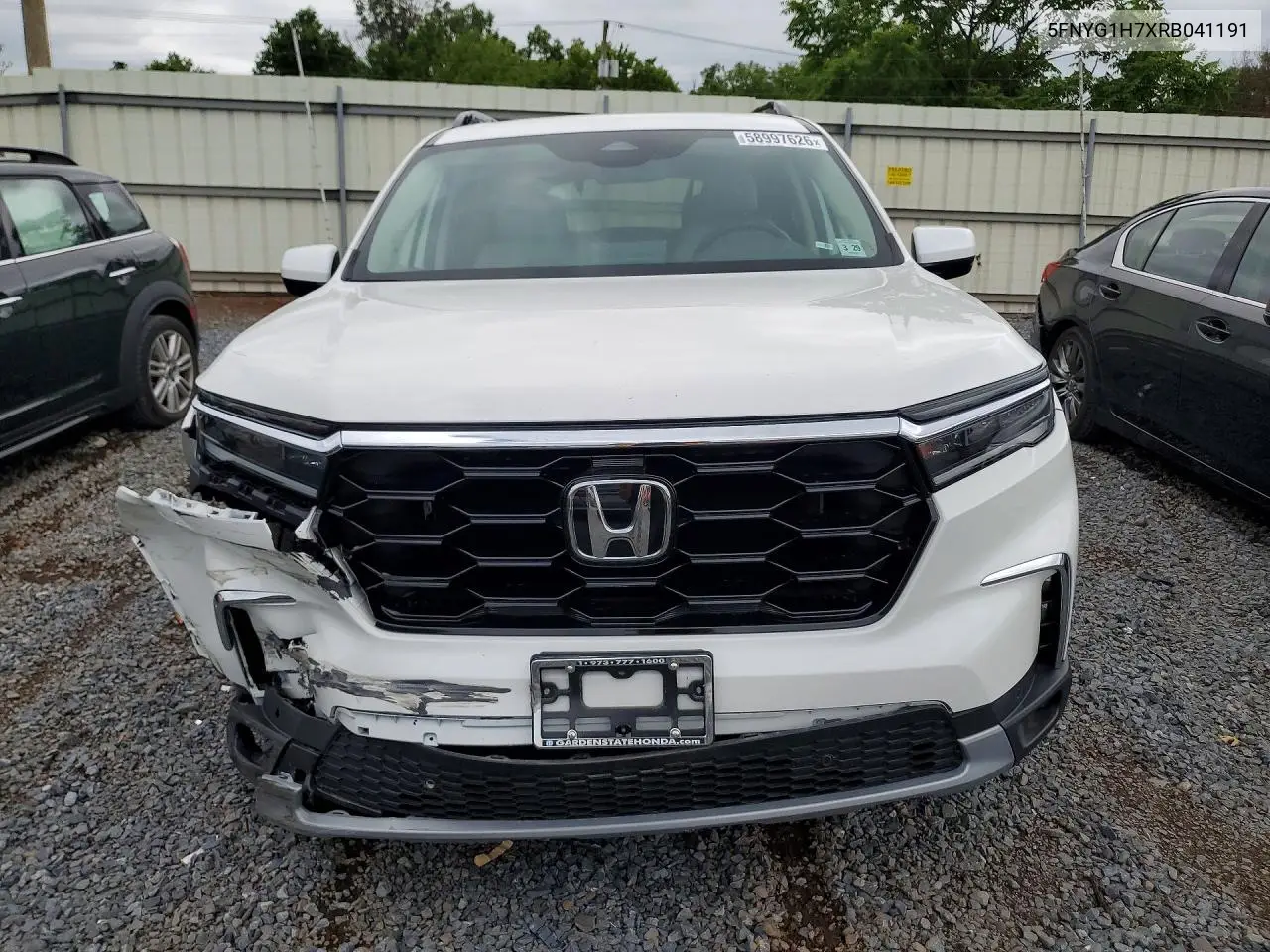 2024 Honda Pilot Touring VIN: 5FNYG1H7XRB041191 Lot: 58997626