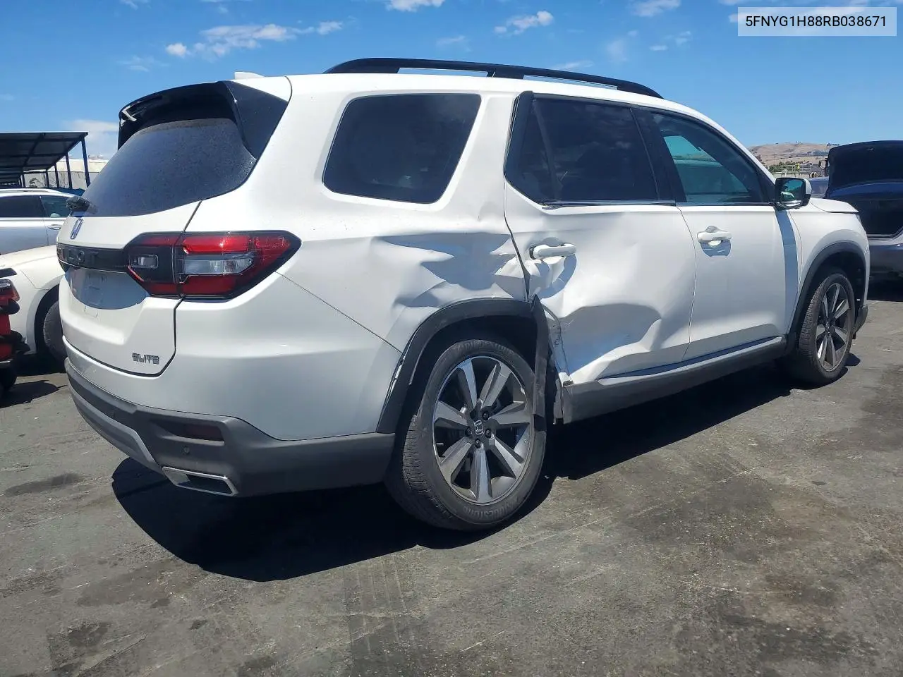 5FNYG1H88RB038671 2024 Honda Pilot Elite
