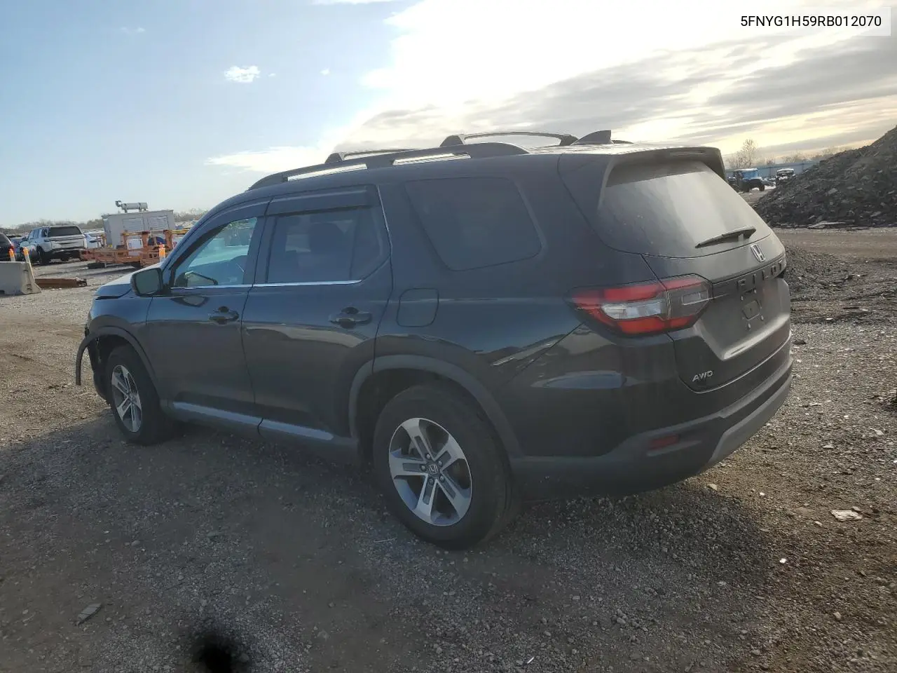 5FNYG1H59RB012070 2024 Honda Pilot Exl