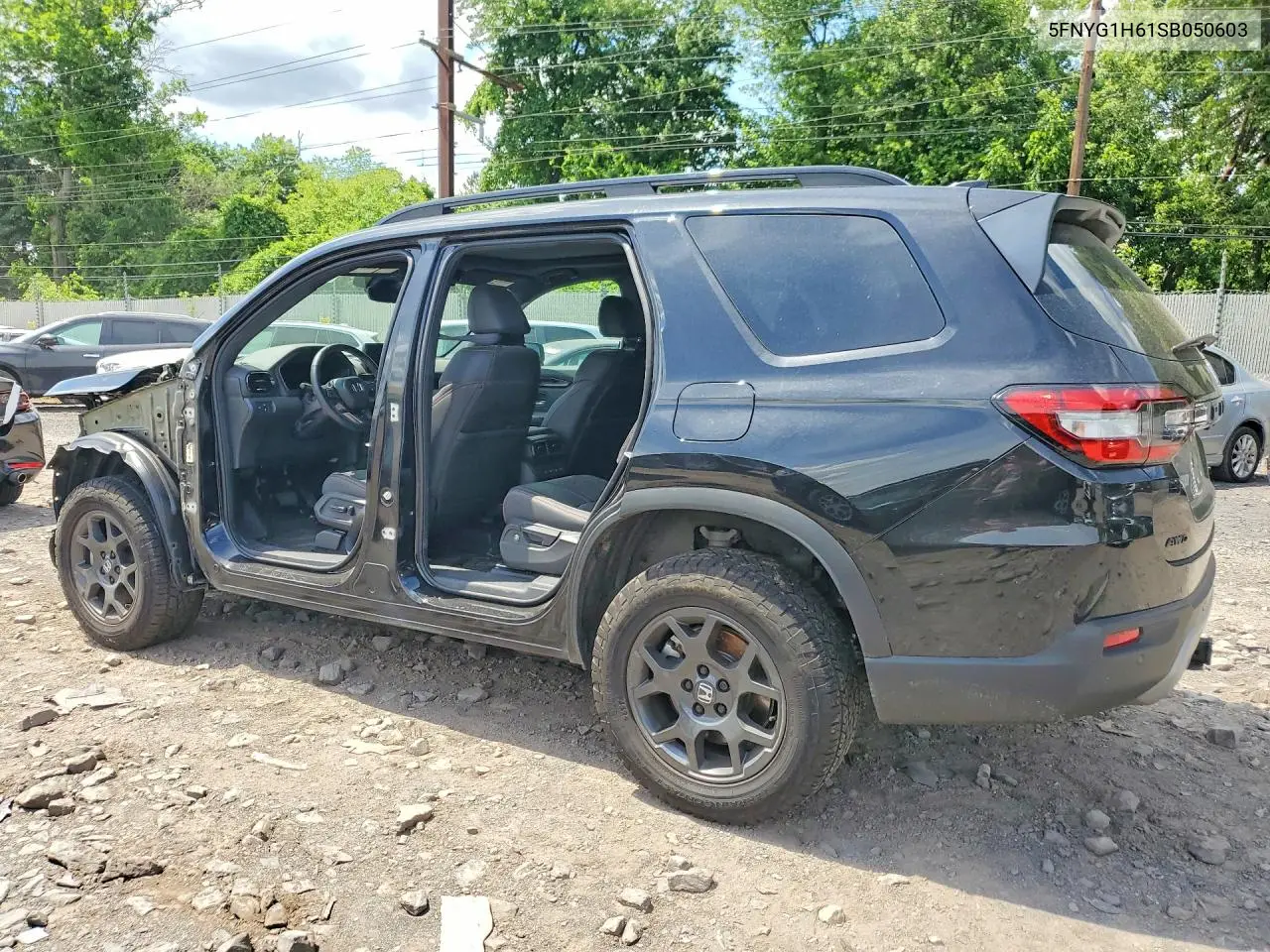 2025 Honda Pilot Trailsport VIN: 5FNYG1H61SB050603 Lot: 57729376