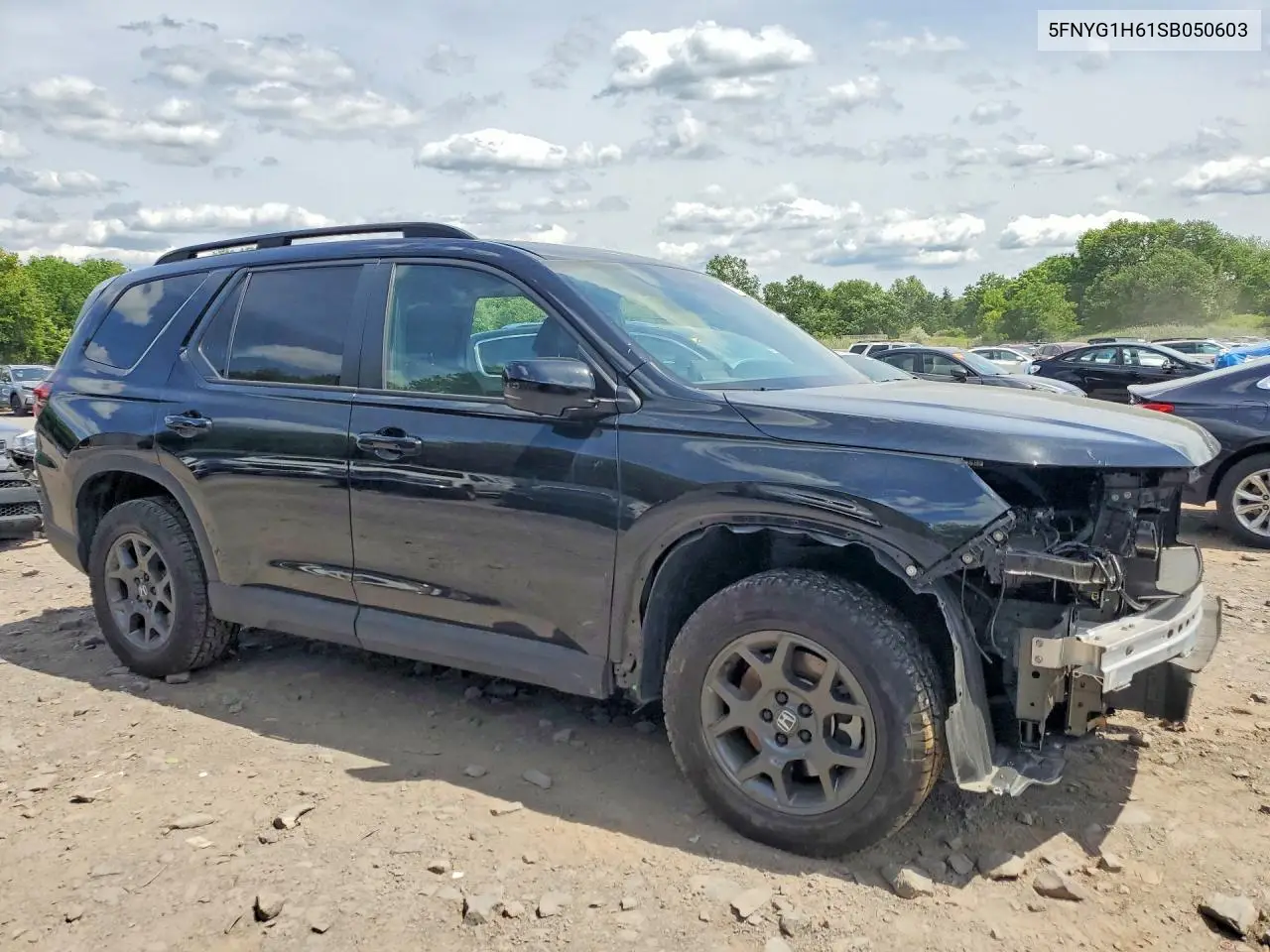 2025 Honda Pilot Trailsport VIN: 5FNYG1H61SB050603 Lot: 57729376