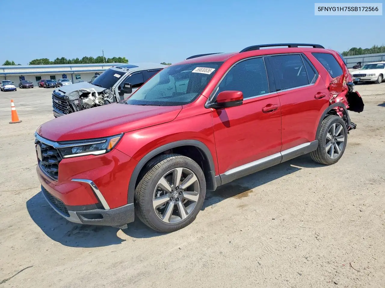 2025 Honda Pilot Touring VIN: 5FNYG1H75SB172566 Lot: 59830836