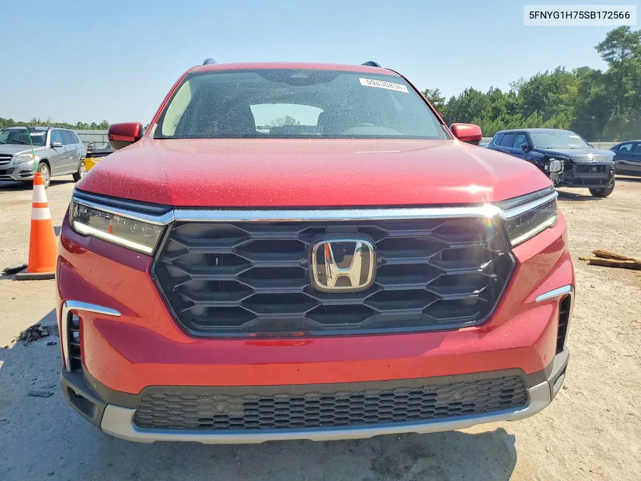 2025 Honda Pilot Touring VIN: 5FNYG1H75SB172566 Lot: 59830836