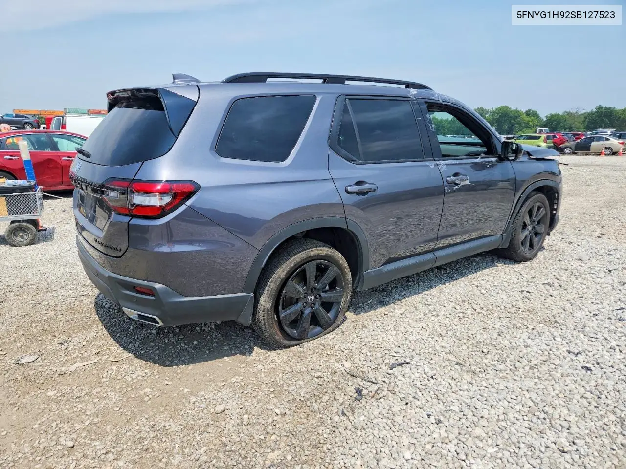 2025 Honda Pilot Black VIN: 5FNYG1H92SB127523 Lot: 61223166