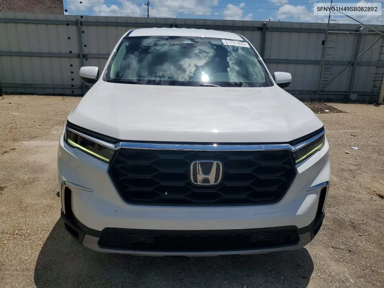 2025 Honda Pilot Exl VIN: 5FNYG1H49SB082892 Lot: 61791406