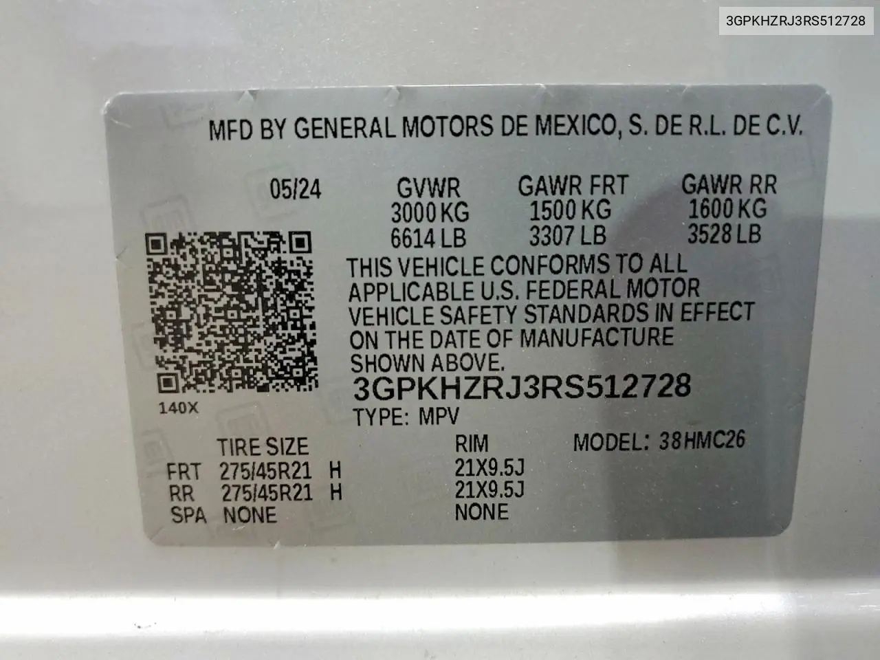 2024 Honda Prologue Elite VIN: 3GPKHZRJ3RS512728 Lot: 54939986