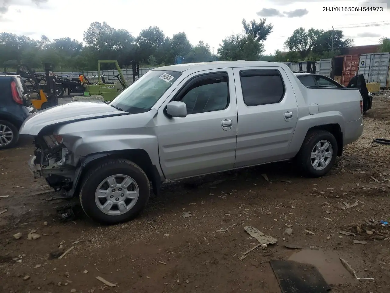 2006 Honda Ridgeline Rtl VIN: 2HJYK16506H544973 Lot: 56969876