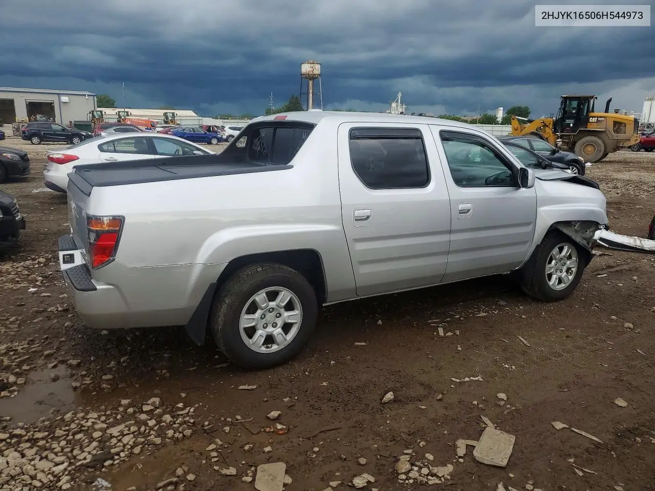 2006 Honda Ridgeline Rtl VIN: 2HJYK16506H544973 Lot: 56969876