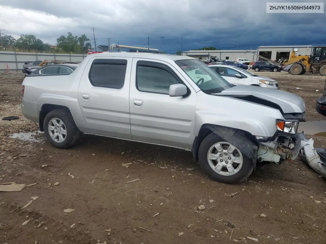 2006 Honda Ridgeline Rtl VIN: 2HJYK16506H544973 Lot: 56969876