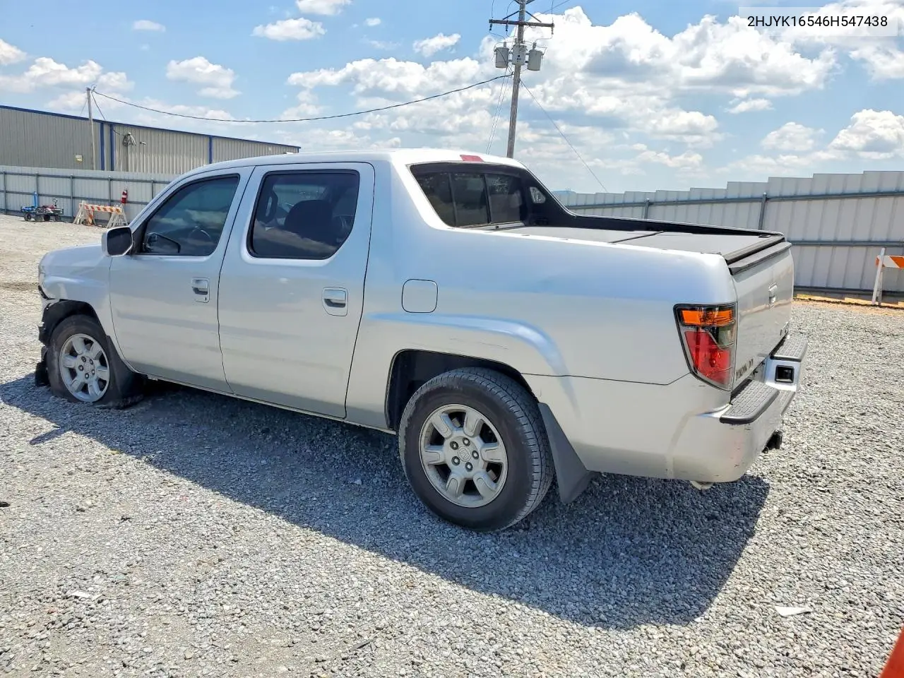 2006 Honda Ridgeline Rtl VIN: 2HJYK16546H547438 Lot: 59746416