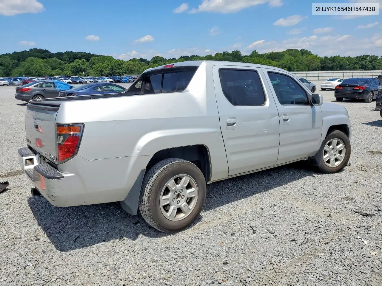 2006 Honda Ridgeline Rtl VIN: 2HJYK16546H547438 Lot: 59746416