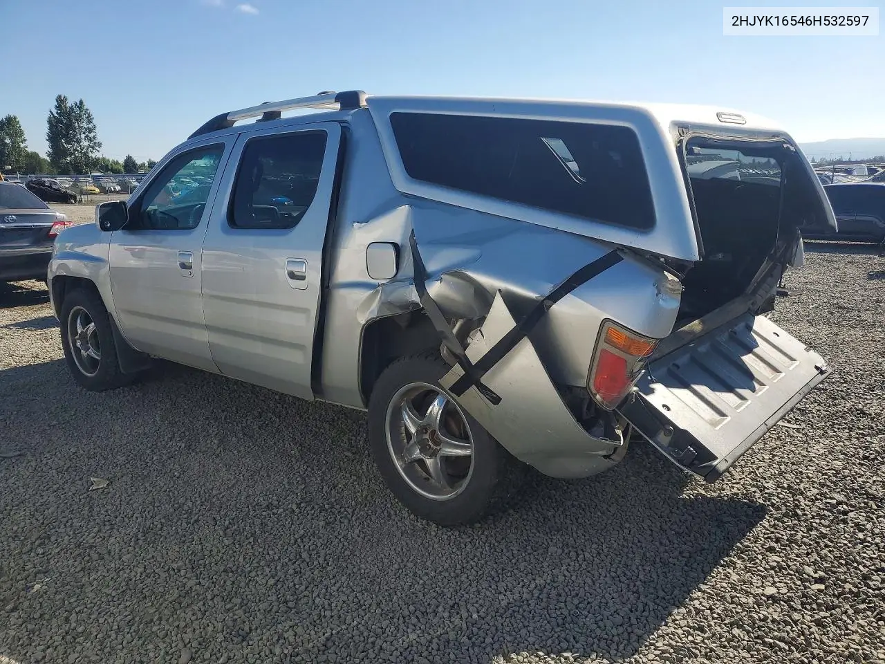 2006 Honda Ridgeline Rtl VIN: 2HJYK16546H532597 Lot: 59821656