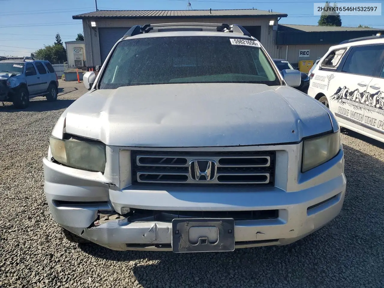 2006 Honda Ridgeline Rtl VIN: 2HJYK16546H532597 Lot: 59821656
