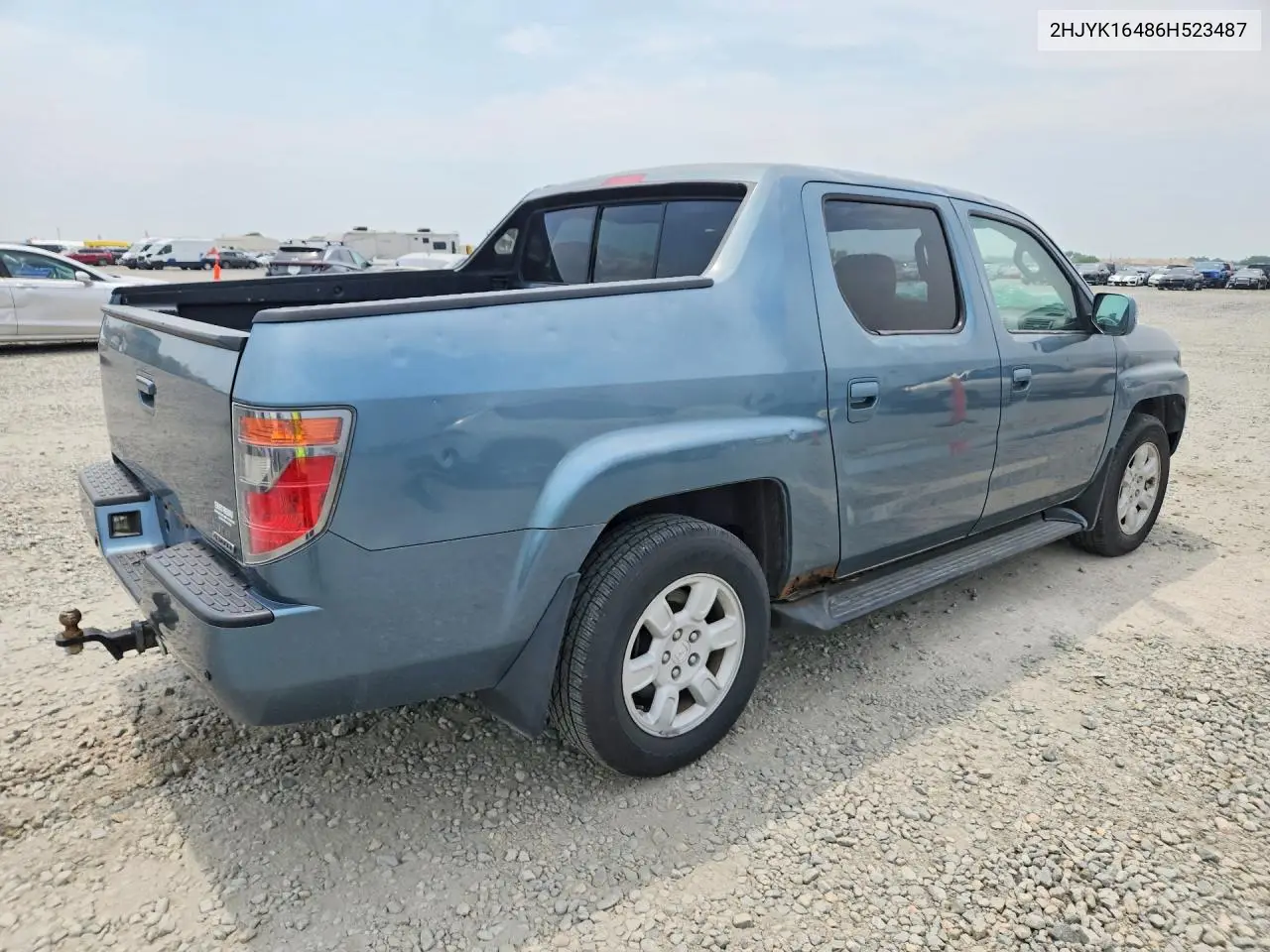 2006 Honda Ridgeline Rts VIN: 2HJYK16486H523487 Lot: 59827396