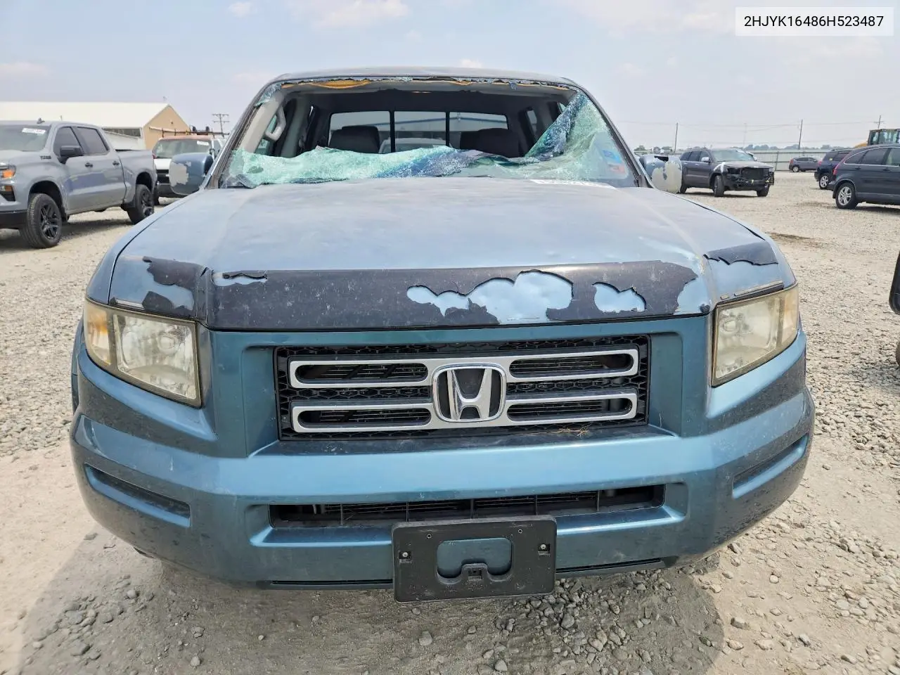 2006 Honda Ridgeline Rts VIN: 2HJYK16486H523487 Lot: 59827396