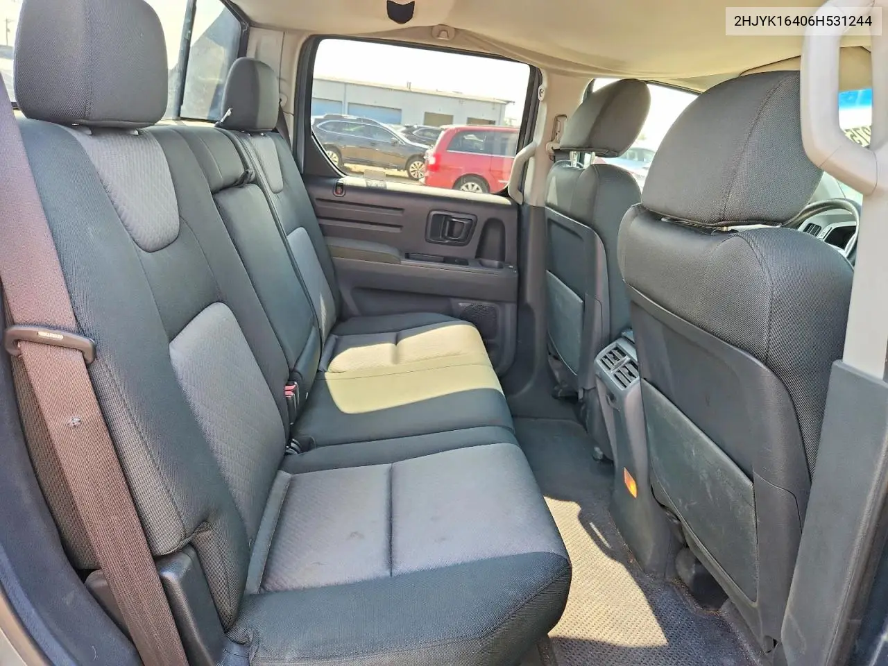 2006 Honda Ridgeline Rts VIN: 2HJYK16406H531244 Lot: 60027536