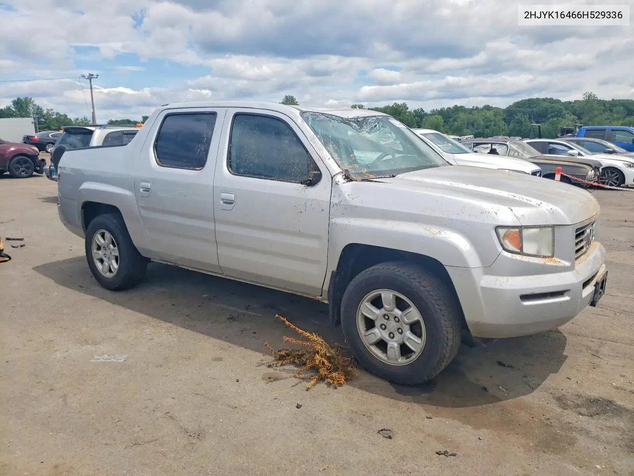 2006 Honda Ridgeline Rts VIN: 2HJYK16466H529336 Lot: 60323406
