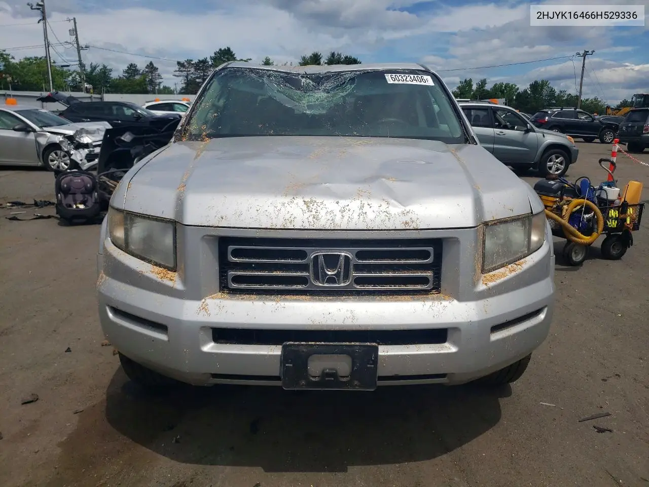 2006 Honda Ridgeline Rts VIN: 2HJYK16466H529336 Lot: 60323406