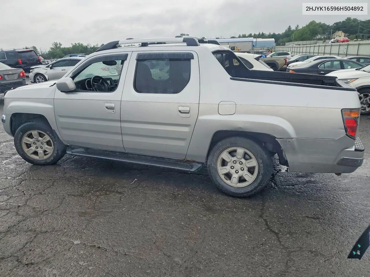 2006 Honda Ridgeline Rtl VIN: 2HJYK16596H504892 Lot: 60436126