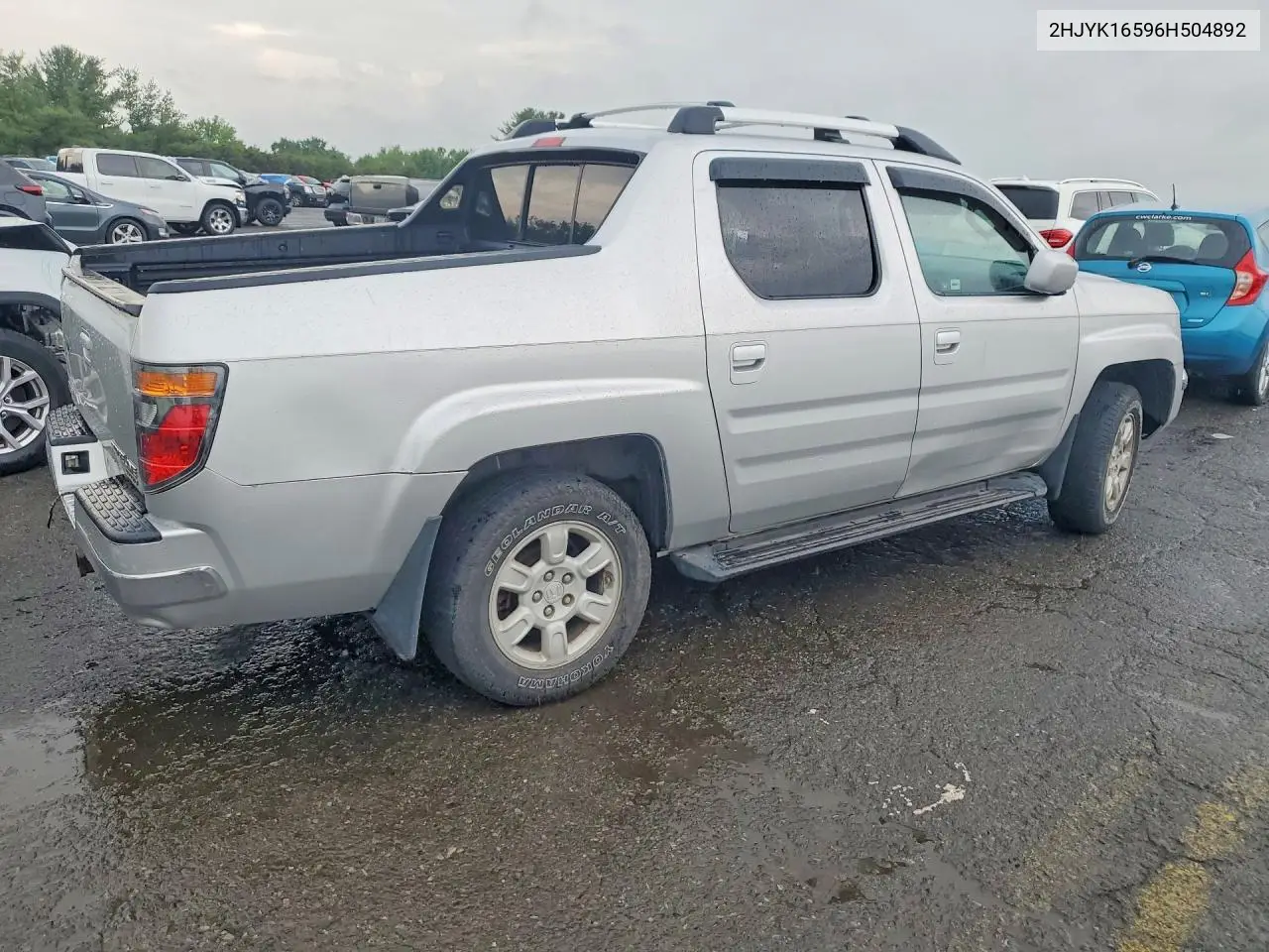 2006 Honda Ridgeline Rtl VIN: 2HJYK16596H504892 Lot: 60436126