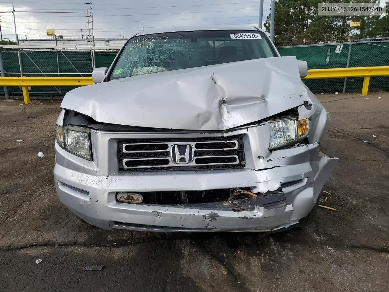 2006 Honda Ridgeline Rtl VIN: 2HJYK16526H547440 Lot: 60495526