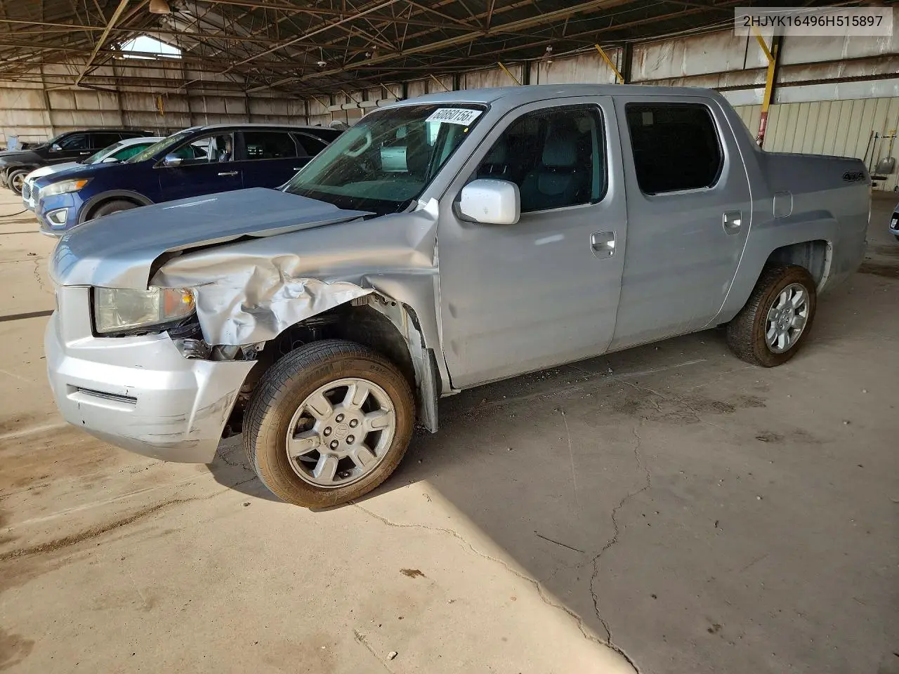 2006 Honda Ridgeline Rts VIN: 2HJYK16496H515897 Lot: 60860156