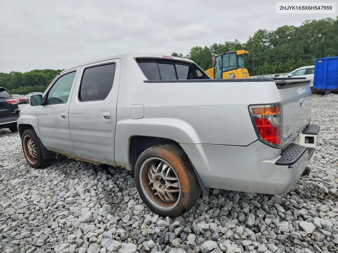 2006 Honda Ridgeline Rtl VIN: 2HJYK165X6H547959 Lot: 60962546
