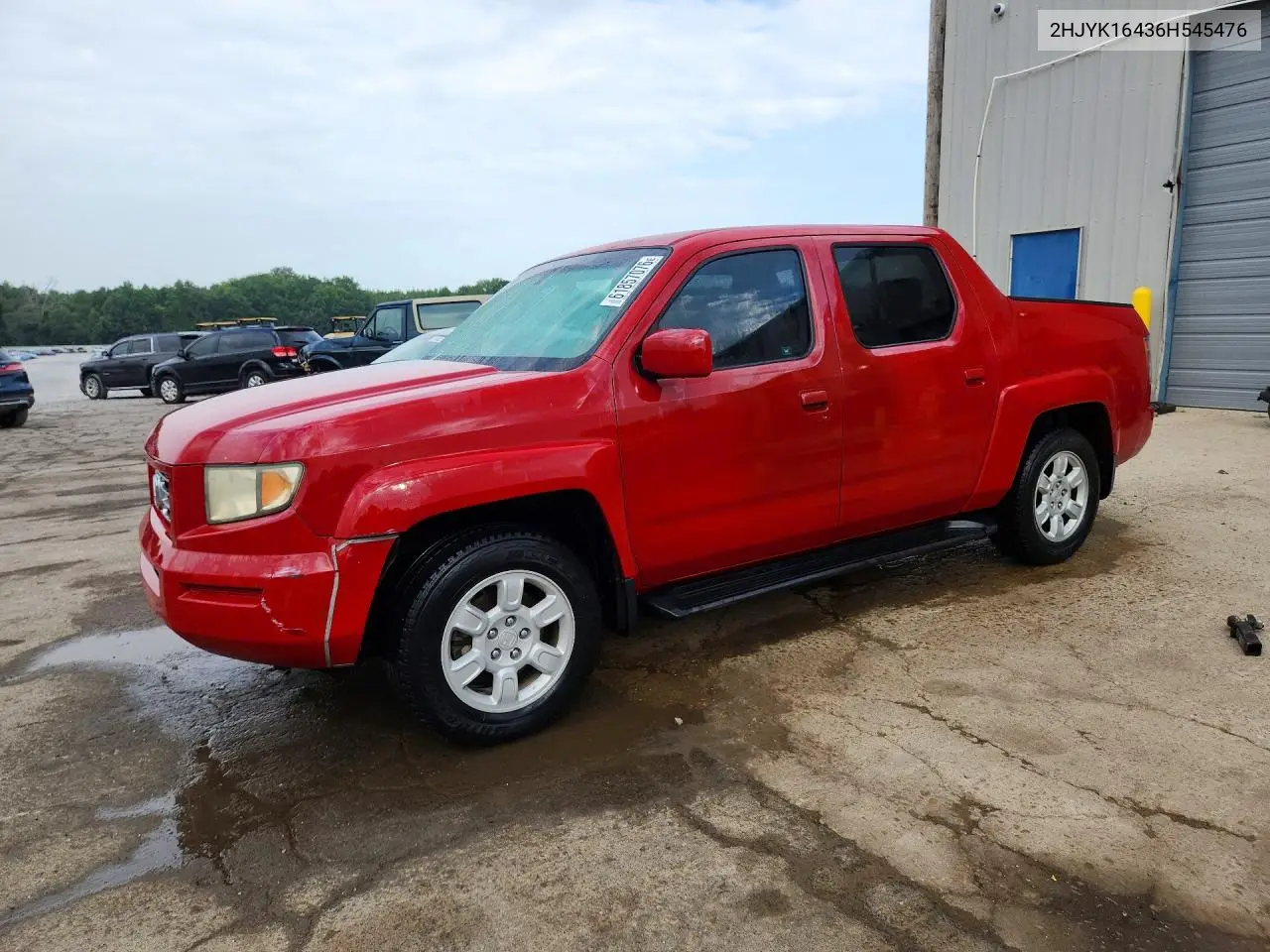 2006 Honda Ridgeline Rts VIN: 2HJYK16436H545476 Lot: 61857076