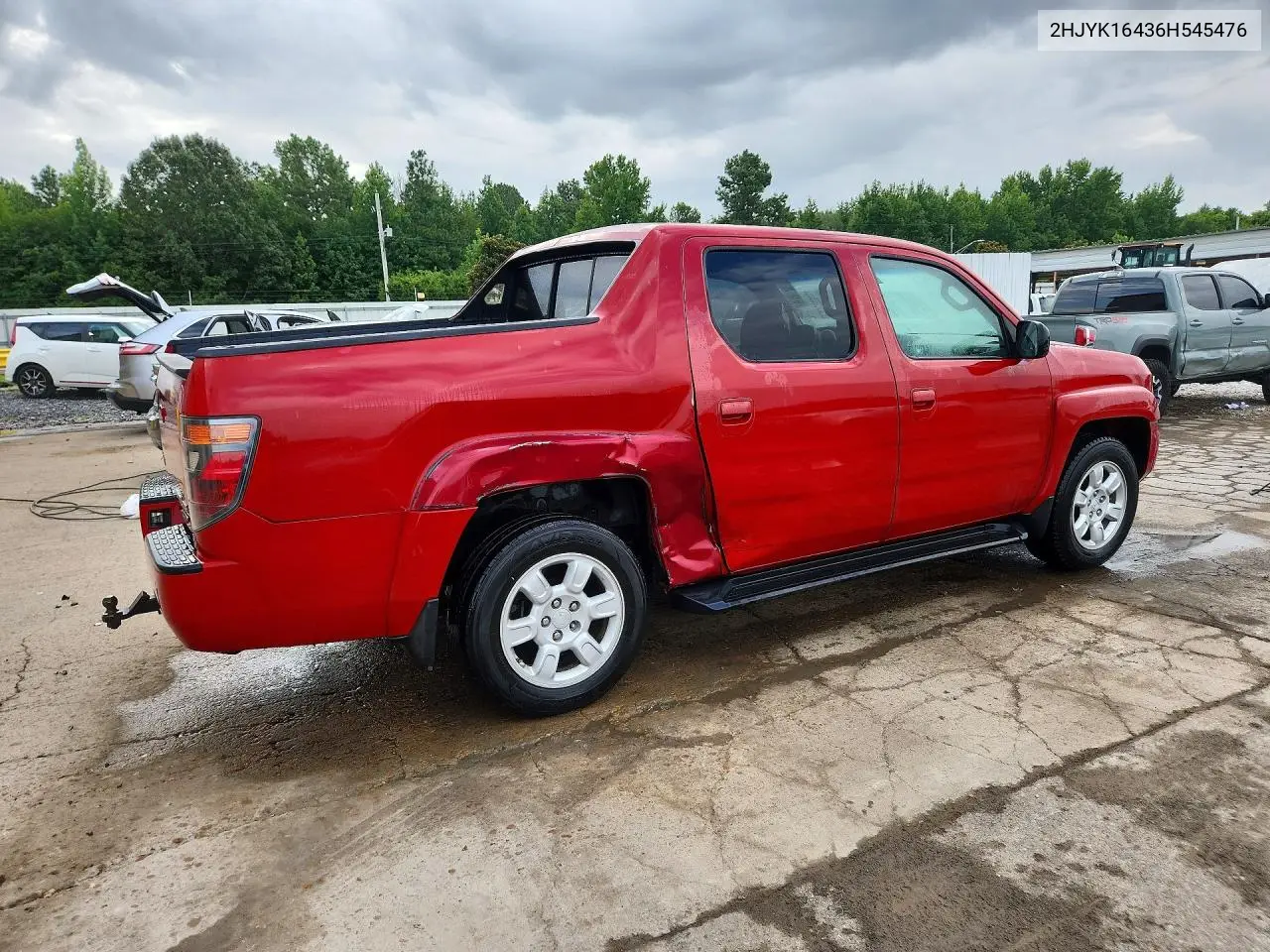 2006 Honda Ridgeline Rts VIN: 2HJYK16436H545476 Lot: 61857076