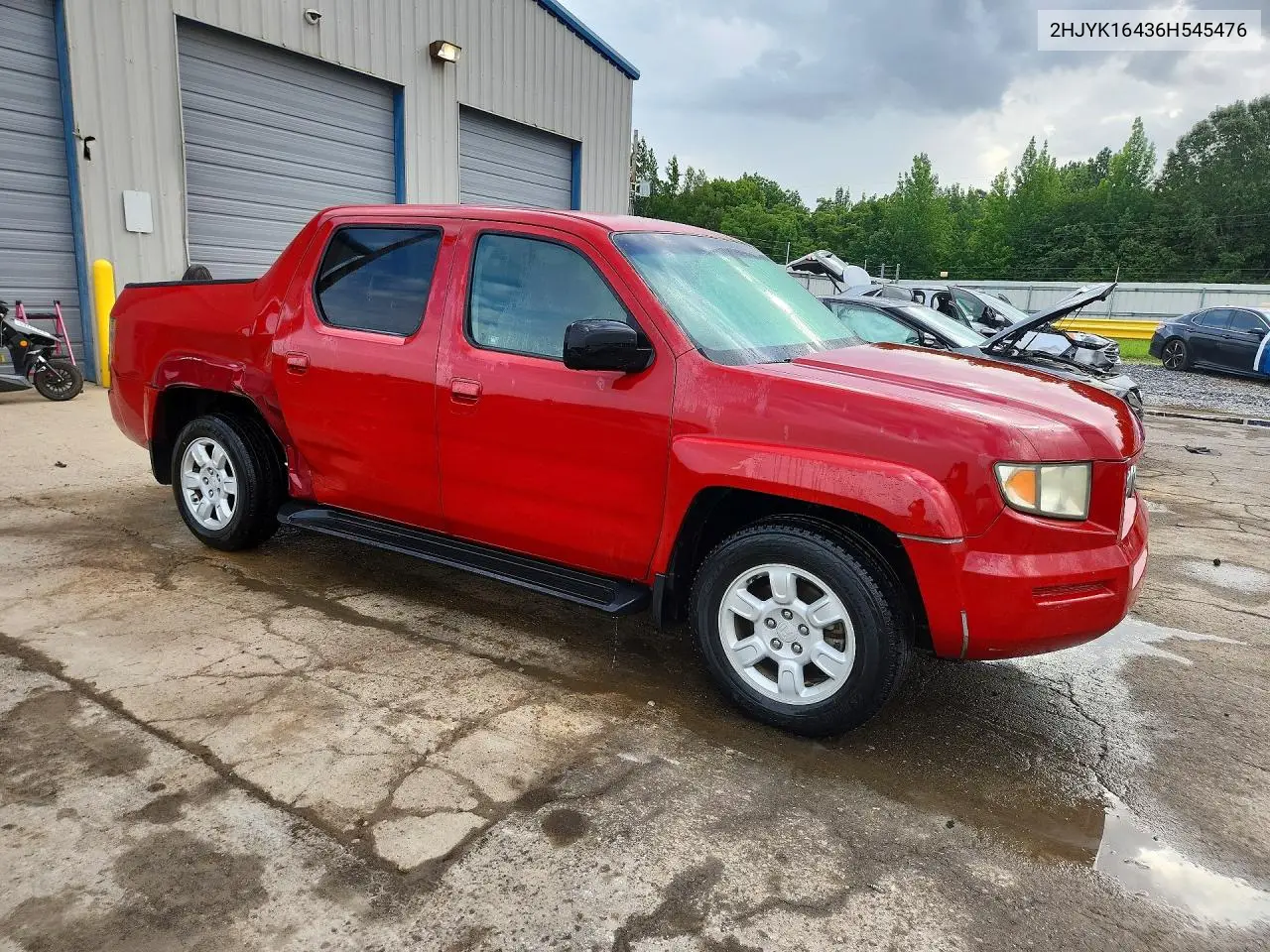 2006 Honda Ridgeline Rts VIN: 2HJYK16436H545476 Lot: 61857076