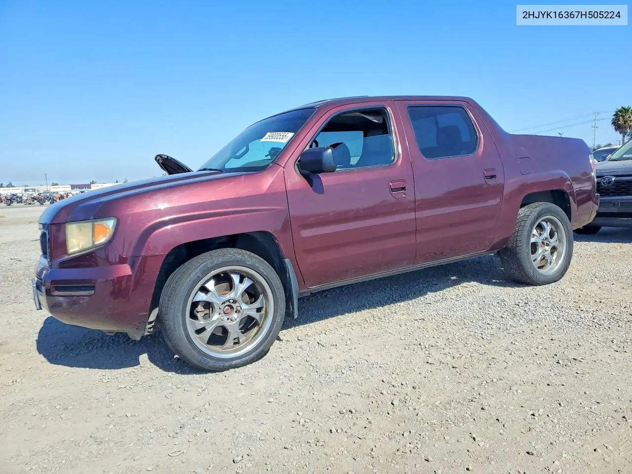 2007 Honda Ridgeline Rtx VIN: 2HJYK16367H505224 Lot: 59900556