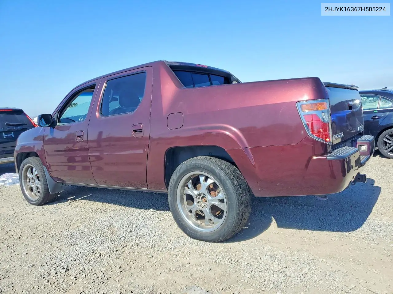 2007 Honda Ridgeline Rtx VIN: 2HJYK16367H505224 Lot: 59900556
