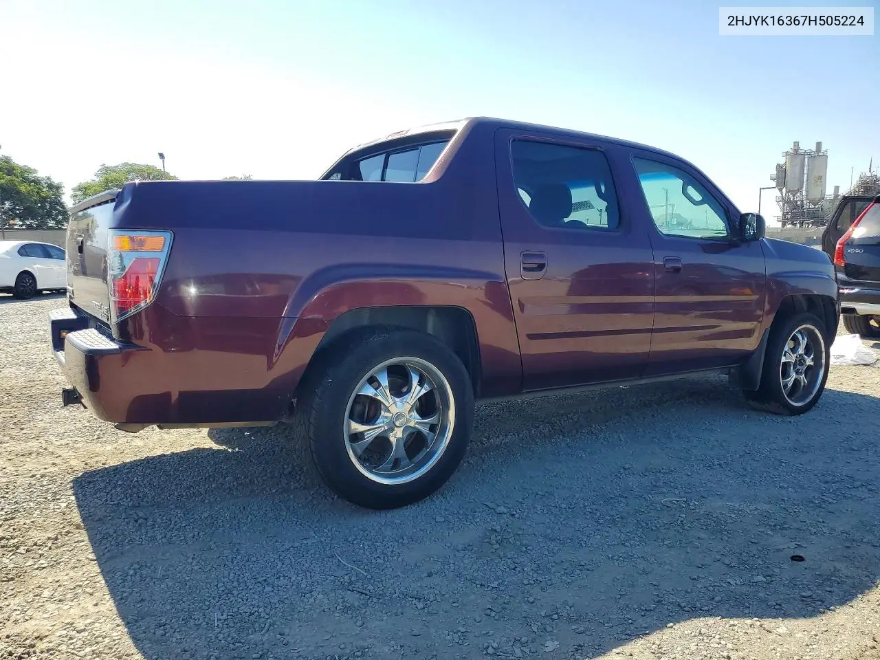2007 Honda Ridgeline Rtx VIN: 2HJYK16367H505224 Lot: 59900556