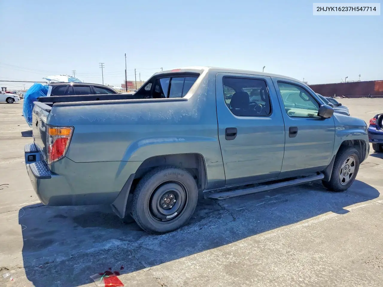 2007 Honda Ridgeline Rt VIN: 2HJYK16237H547714 Lot: 60169956
