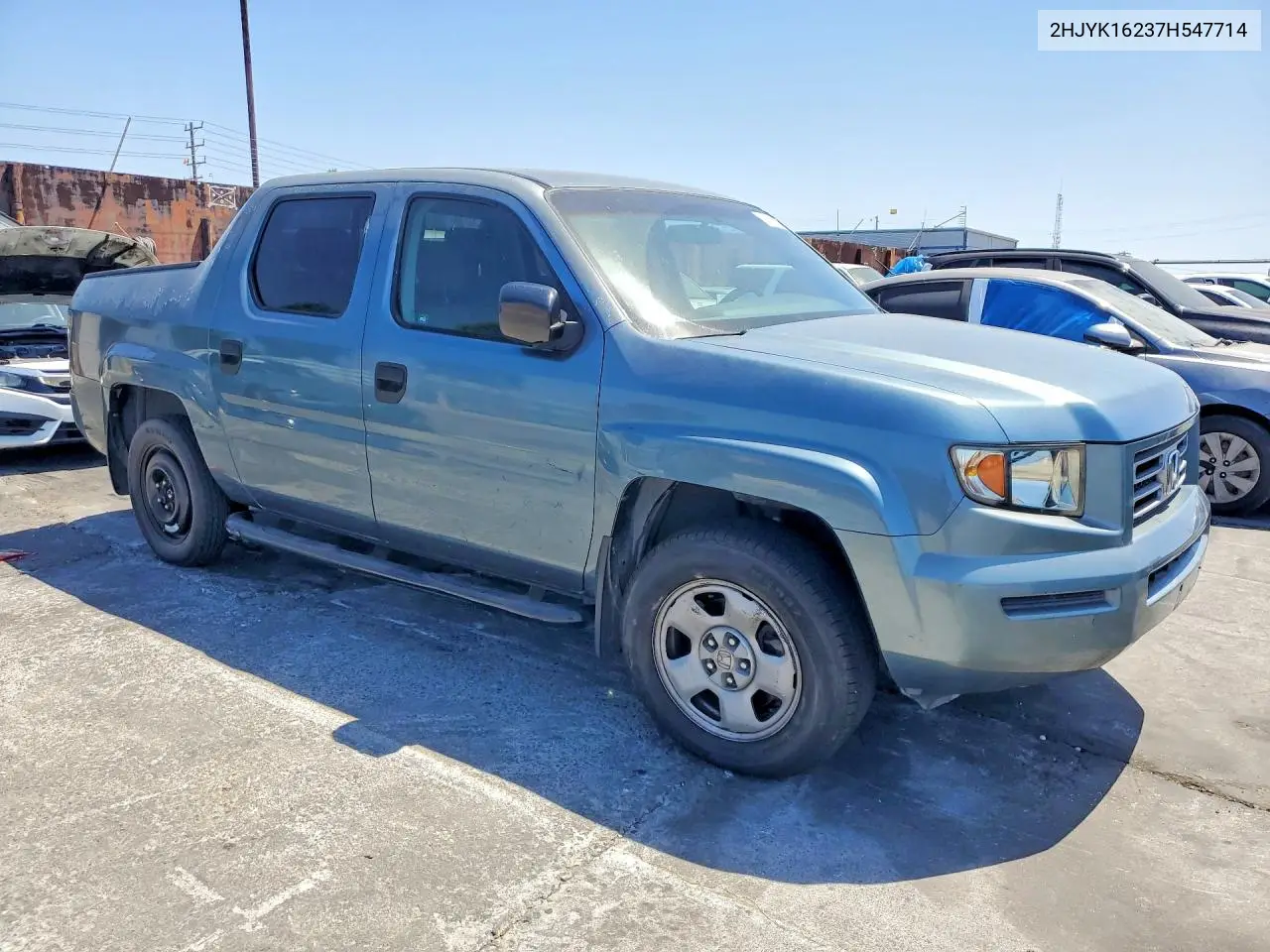 2007 Honda Ridgeline Rt VIN: 2HJYK16237H547714 Lot: 60169956