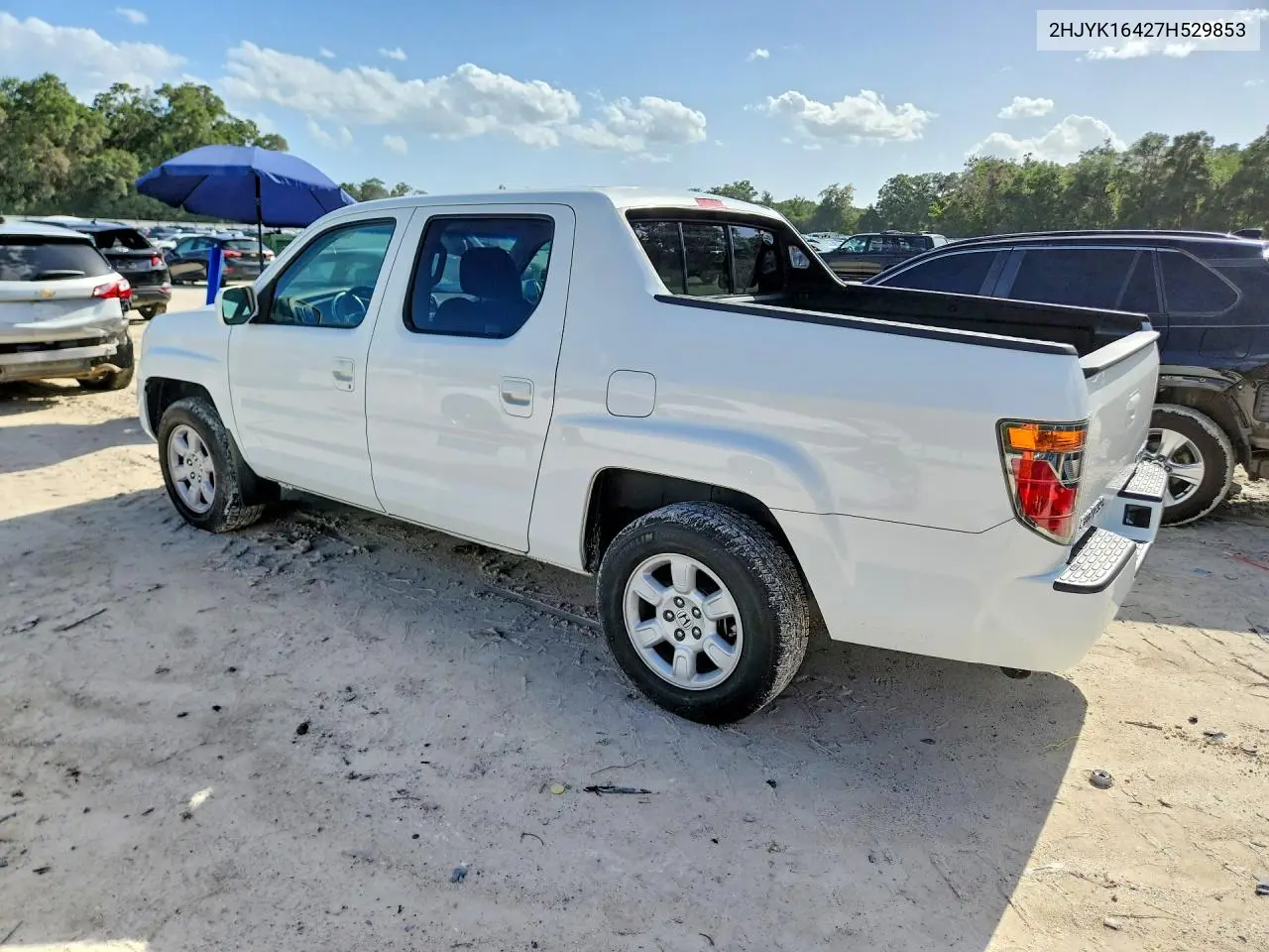 2007 Honda Ridgeline Rts VIN: 2HJYK16427H529853 Lot: 61089176