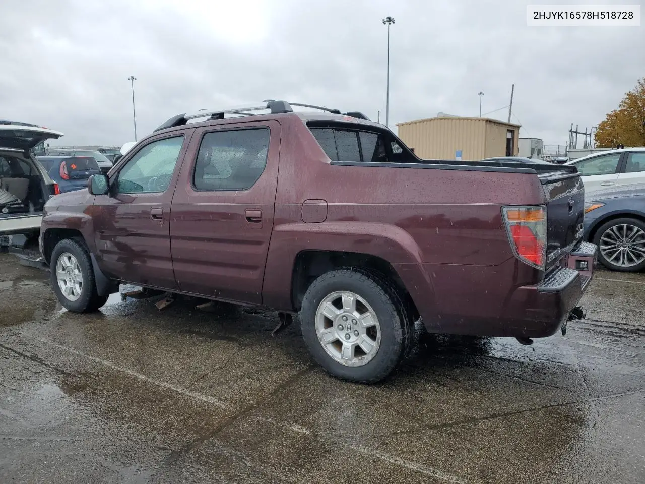 2HJYK16578H518728 2008 Honda Ridgeline Rtl