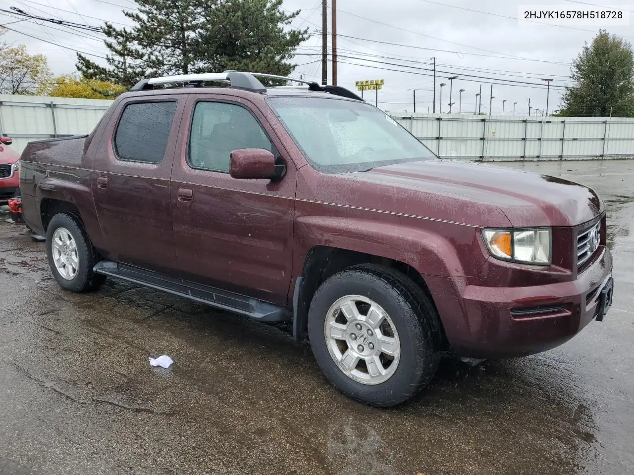 2HJYK16578H518728 2008 Honda Ridgeline Rtl
