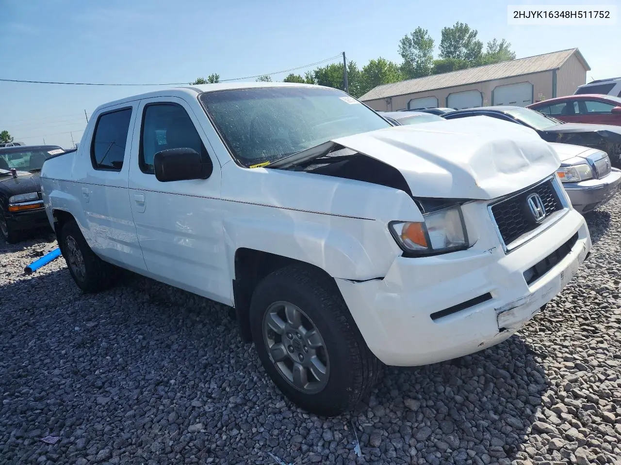 2008 Honda Ridgeline Rtx VIN: 2HJYK16348H511752 Lot: 59215786