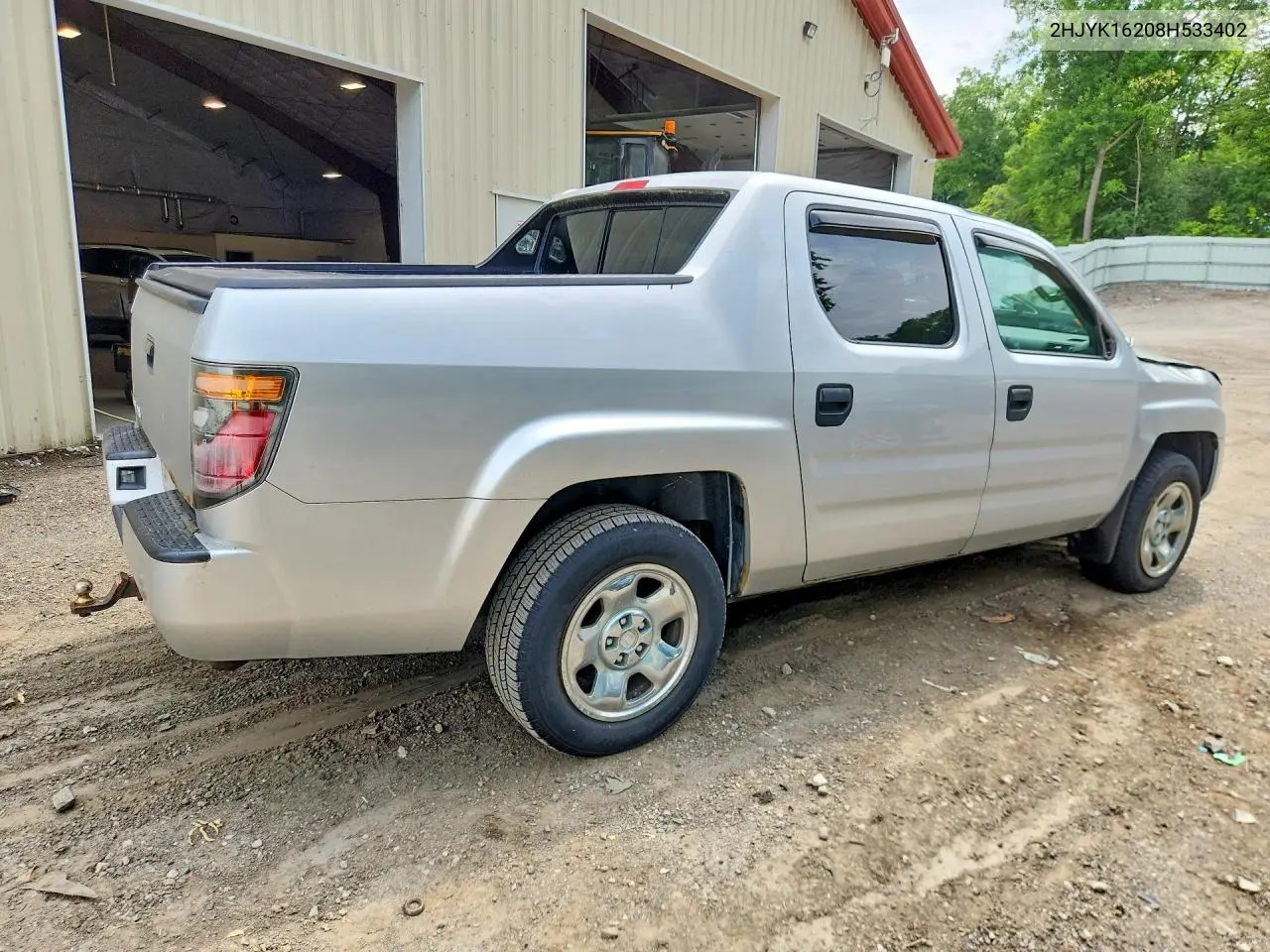 2008 Honda Ridgeline Rt VIN: 2HJYK16208H533402 Lot: 59626966