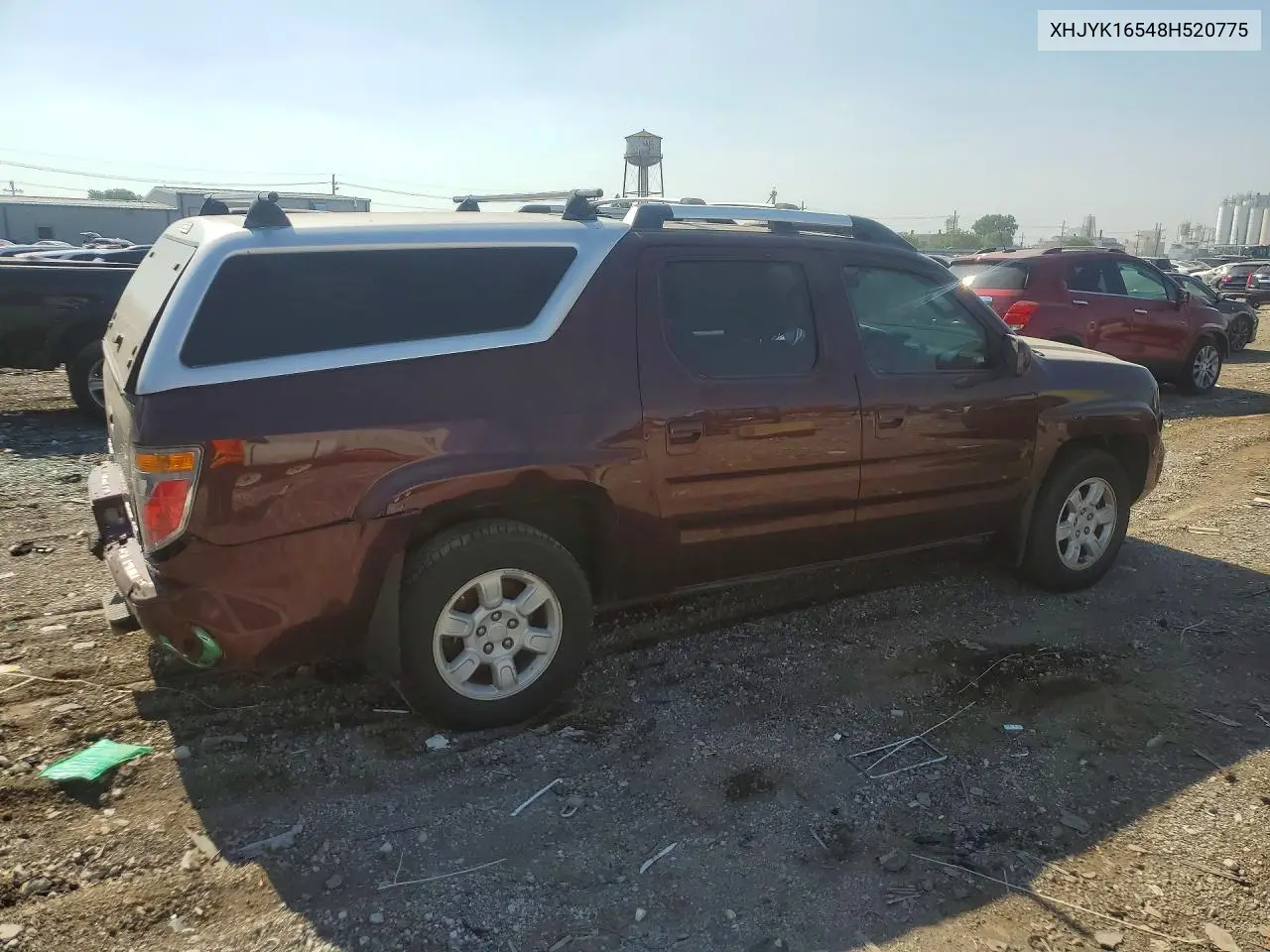 2008 Honda Ridgeline Sport VIN: 2HJYK16548H520775 Lot: 60432346