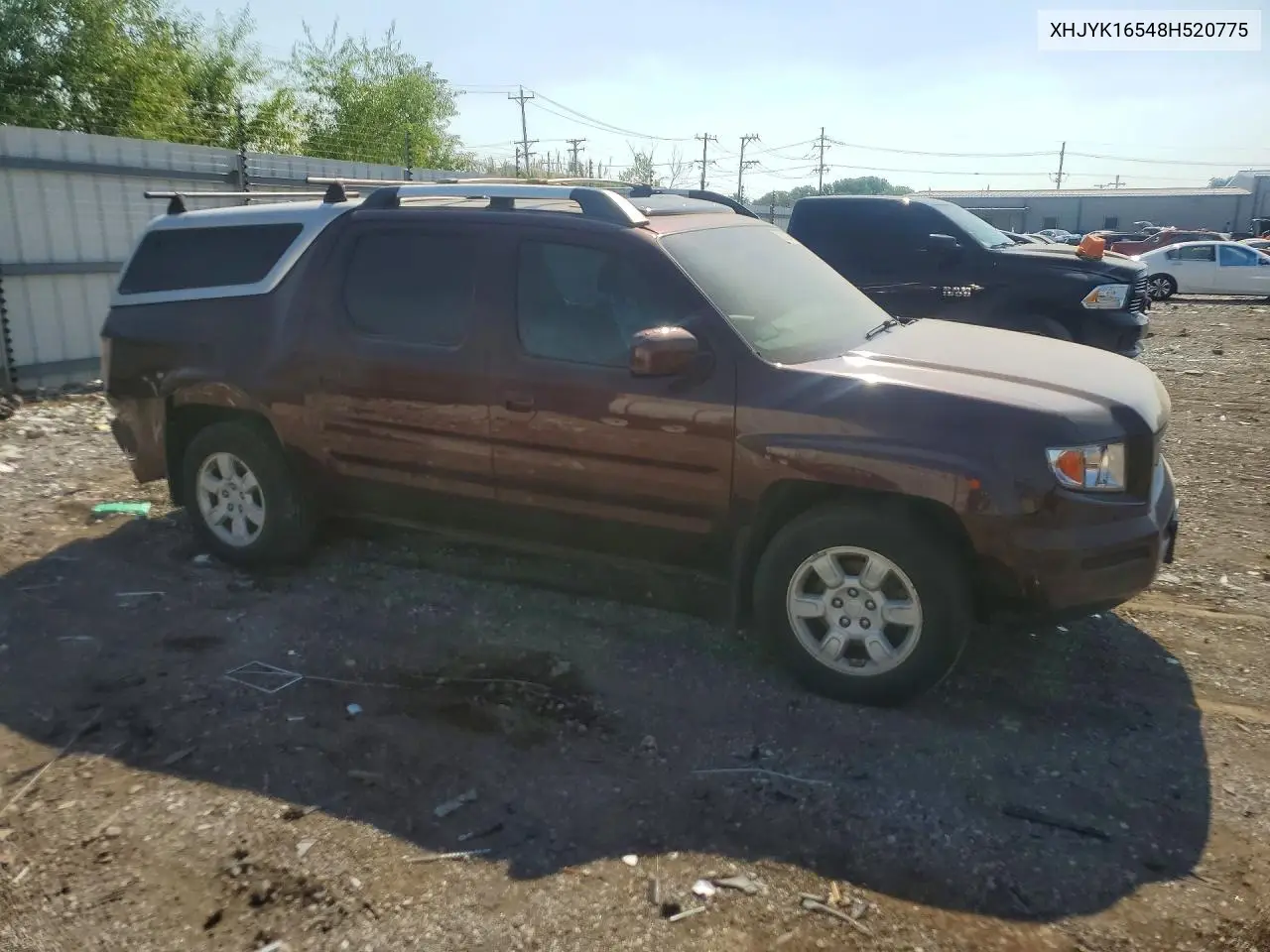 2008 Honda Ridgeline Sport VIN: 2HJYK16548H520775 Lot: 60432346