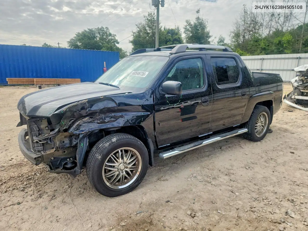 2008 Honda Ridgeline Rt VIN: 2HJYK16238H505108 Lot: 60546736