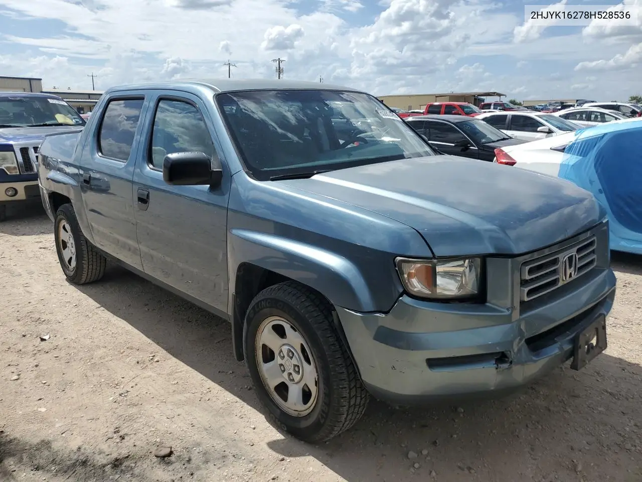 2008 Honda Ridgeline Rt VIN: 2HJYK16278H528536 Lot: 60882486