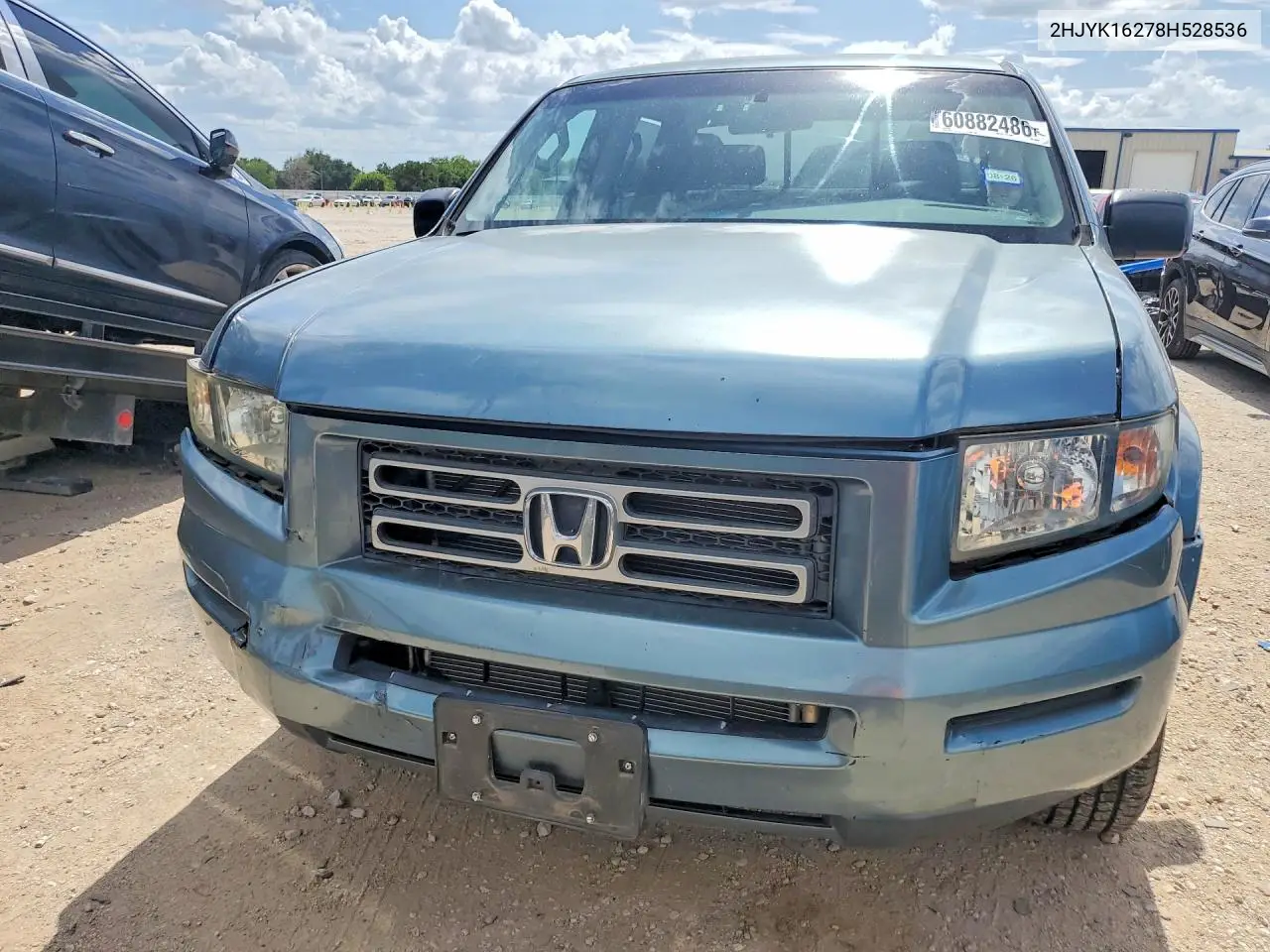 2008 Honda Ridgeline Rt VIN: 2HJYK16278H528536 Lot: 60882486