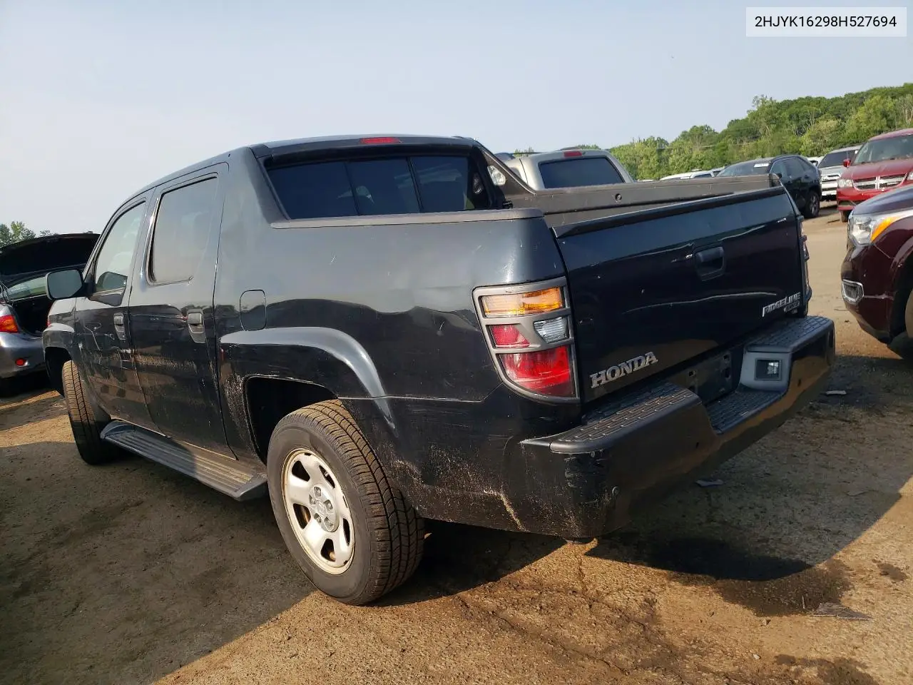 2008 Honda Ridgeline Rt VIN: 2HJYK16298H527694 Lot: 61019266