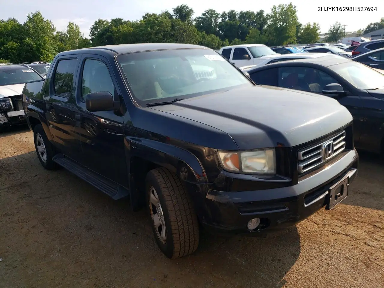 2008 Honda Ridgeline Rt VIN: 2HJYK16298H527694 Lot: 61019266