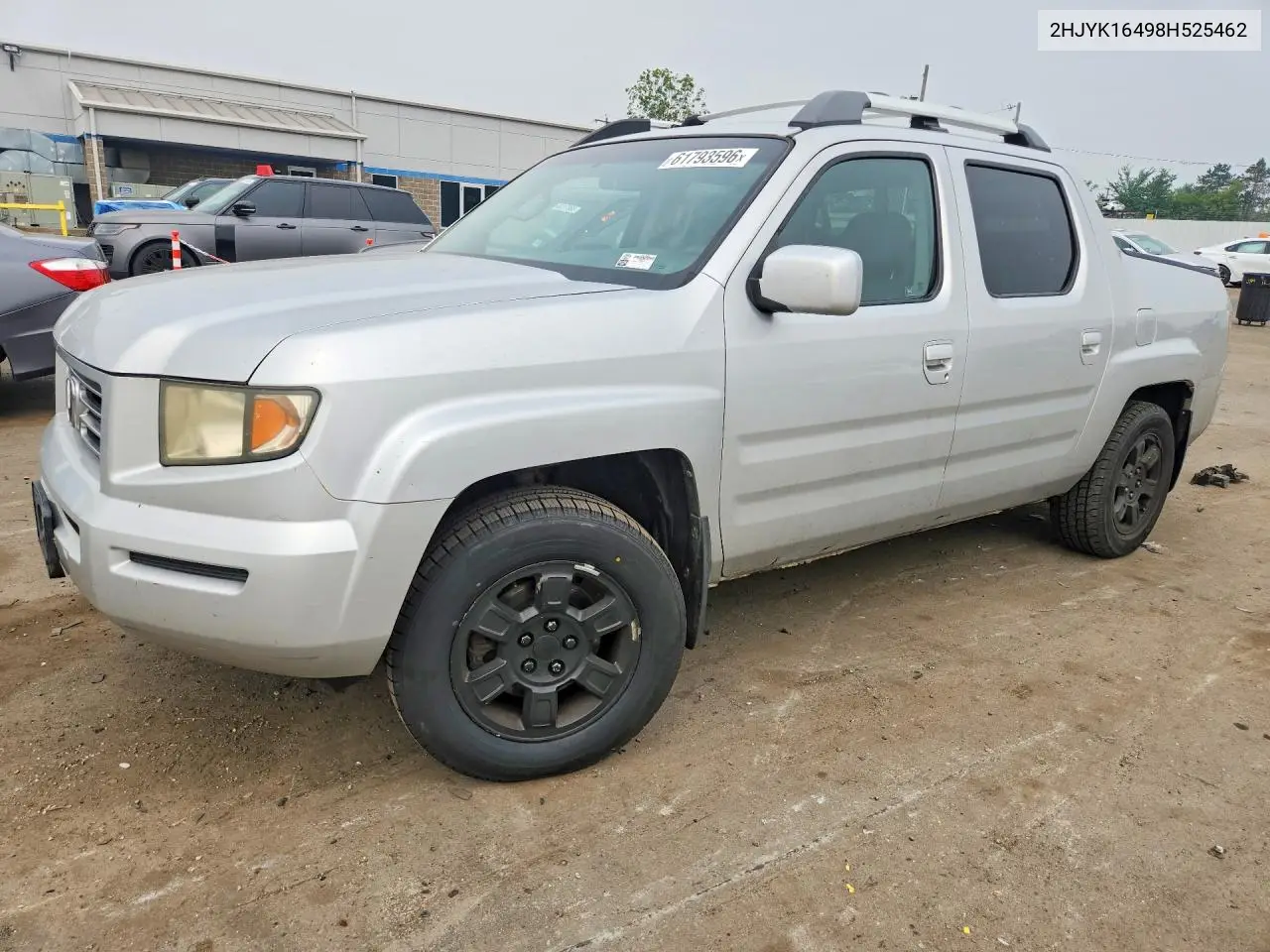 2008 Honda Ridgeline Rts VIN: 2HJYK16498H525462 Lot: 61793596